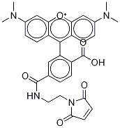 TETRAMETHYL RHODAMINE-6-C2-MALEIMIDE, , 結(jié)構(gòu)式