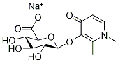 Deferiprone-d3 3-O-β-D-Glucuronide SodiuM Salt Struktur