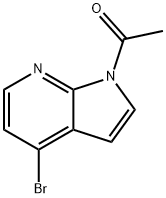 1-ACETYL-4-BROMO-7-AZAINDOLE Struktur