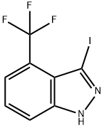3-碘-4-(三氟甲基)-2H-吲唑, 1000341-14-9, 結(jié)構(gòu)式