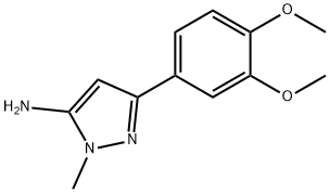 3-AMino-5-(3,4-diMethoxyphenyl)-2-Methylpyrazole Structure