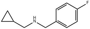 N-(CyclopropylMethyl)-4-fluoro-benzylaMine Struktur