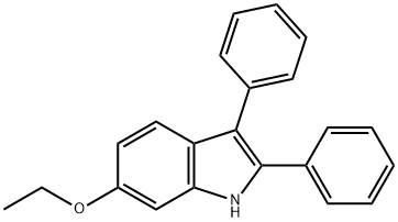 6-Ethoxy-2,3-diphenyl-1H-indole Struktur
