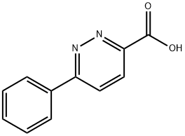 6-phenylpyridazine-3-carboxylic acid Struktur