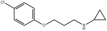 N-[3-(4-chlorophenoxy)propyl]cyclopropanamine Struktur