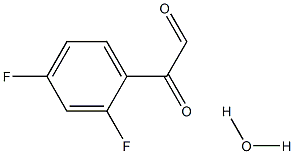 2,4-Difluorophenylglyoxal hydrate Struktur