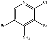 4-AMino-1-chloro-3,5-dibroMopyridine Struktur