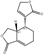 反式-4-(2,5-二氫-2-氧代-3-呋喃基)-3A,4,5,6-四氫-1(3H)-異苯并呋喃酮, 106750-00-9, 結(jié)構(gòu)式