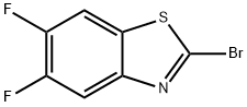 2-Bromo-5,6-difluorobenzothiazole Struktur