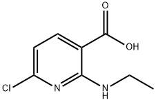 6-Chloro-2-ethylaMinonicotinic Acid Struktur