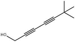 6,6-DiMethyl-2,4-heptadiyn-1-ol, 114311-73-8, 結構式