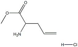 Methyl 2-aMinopent-4-enoate hydrochloride Structure