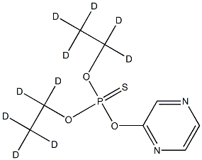 O,O-Di(ethyl-d10) O-(2-pyrazinyl) phosphorothioate