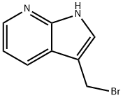3-(BroMoMethyl)-1H-pyrrolo[2,3-b]pyridine Struktur