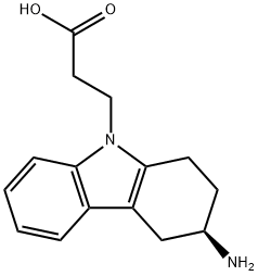 (R)-4-(3-aMino-3,4-dihydro-1H-carbazol-9(2H)-yl)butanoic acid Struktur
