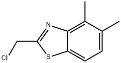 2-Chloromethyl-4,5-dimethylbenzothiazole Struktur