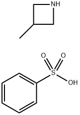 3-Methylazetidine benzenesulfonic acid salt Struktur