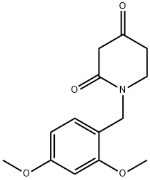 1-(2,4-DIMETHOXYBENZYL)PIPERIDINE-2,4-DIONE Struktur