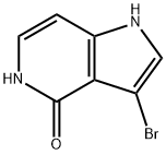 3-BROMO-4-HYDROXY-5-AZAINDOLE, 1190314-43-2, 結(jié)構(gòu)式