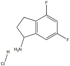 4,6-二氟茚滿-1-胺鹽酸鹽, 1199782-88-1, 結(jié)構(gòu)式