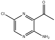 1-(3-AMino-6-chloropyrazin-2-yl)ethanone Struktur