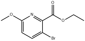 Ethyl 3-broMo-6-Methoxypicolinate Struktur