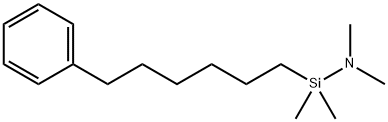 6-PHENYLHEXYLDIMETHYL(DIMETHYLAMINO)SILANE Struktur