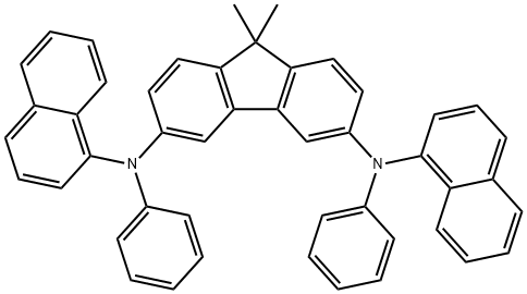 DMFL-NPB , N,N'-Bis(naphthalen-1-yl)- N,N'-bis(phenyl)- Structure