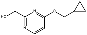 (4-Cyclopropylmethoxy-pyrimidin-2-yl)-methanol Structure