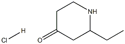 2-ethyl-4-piperidinone Hydrochloride Struktur