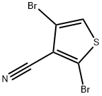 2,4-DibroMothiophene-3-carbonitrile Struktur