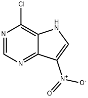 4-Chloro-7-nitro-5H-pyrrolo[3,2-d]pyrimidine Struktur