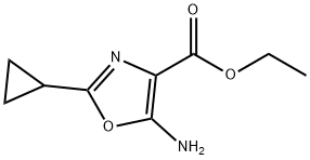 5-AMino-2-cyclopropyl-4-oxazolecarboxylic Acid Ethyl Ester|5-氨基-2-環(huán)丙基-惡唑-4-甲酸乙酯