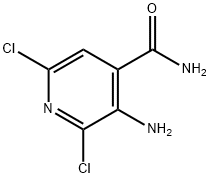 4-PyridinecarboxaMide,3-aMino-2,6-dichloro Struktur