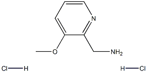 (3-Methoxypyridin-2-yl)methanamine dihydrochloride Struktur