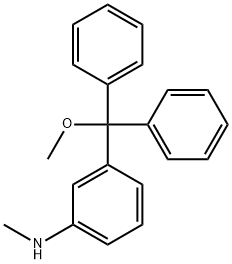 3-(MethoxydiphenylMethyl)-N-Methylaniline Struktur