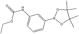 ethyl (3-(4,4,5,5-tetraMethyl-1,3,2-dioxaborolan-2-yl)phenyl)carbaMate Struktur