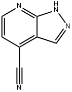 1H-pyrazolo[3,4-b]pyridine-4-carbonitrile, 1378652-03-9, 結(jié)構式