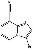 3-BroMo-iMidazo[1,2-a]pyridine-8-carbonitrile Structure