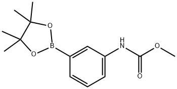 Methyl (3-(4,4,5,5-tetraMethyl-1,3,2-dioxaborolan-2-yl)phenyl)carbaMate Struktur