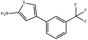 4-(3-(trifluoroMethyl)phenyl)thiophen-2-aMine Struktur