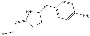 (4R)-4-[(4-AMinophenyl)Methyl]-2-oxazolidinone Monohydrochloride Struktur