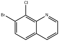 7-broMo-8-chloroquinoline Struktur
