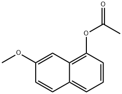 7-Methoxy-1-naphthalenol Acetate Struktur