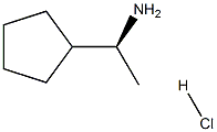 (S)-1-CyclopentylethanaMine Hydrochloride, 150852-73-6, 結(jié)構(gòu)式