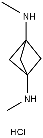 Bicyclo[1.1.1]pentane-1,3-diMethylaMine dihydrochloride Struktur