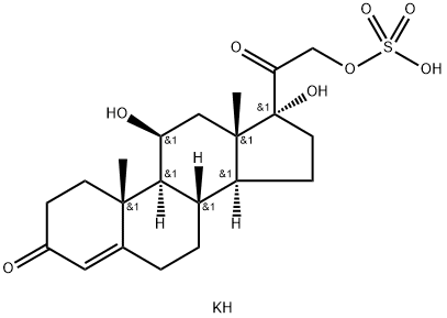 Cortisol 21-Sulfate PotassiuM Salt Struktur