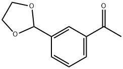 1-(3-(1,3-Dioxolan-2-yl)phenyl)ethanone Structure