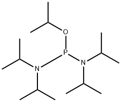 N,N,N',N'-tetra-i-propyl-O-i-propyl-phosphordiaMidite, 97+% Struktur