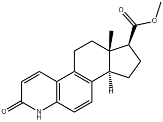 (6aS,7S,9aR)-2,5,6,6a,7,8,9,9a-Octahydro-6a-Methyl-2-oxo-1H-indeno[5,4-f]quinoline-7-carboxylic Acid Methyl Ester Struktur